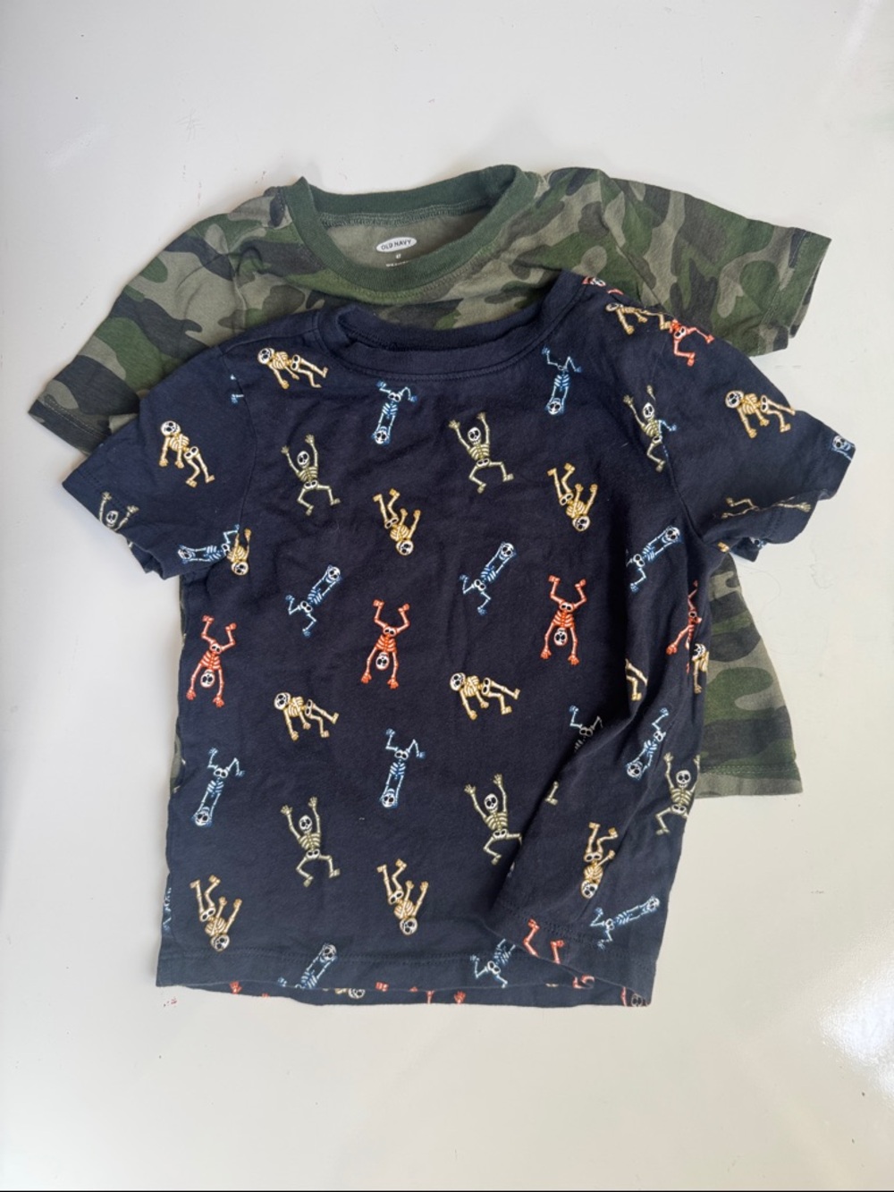Children's Skeleton Print Navy Tee - Brand: Old Navy
